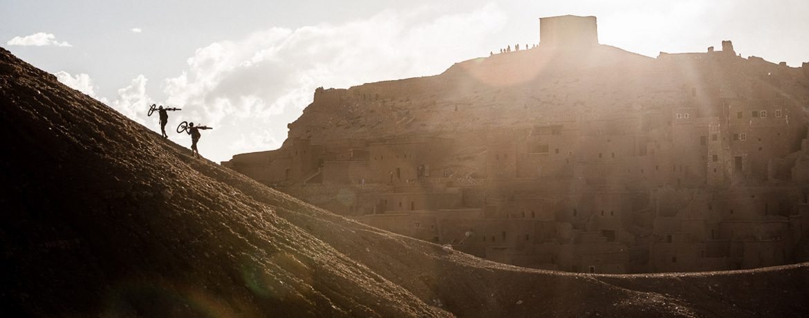 Mountain bike adventures Africa, hike-a-biking in Morocco
