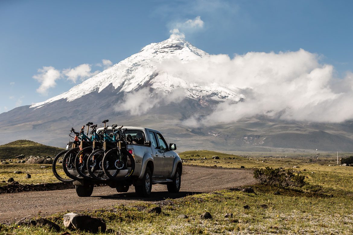 Cotopaxi volcano in Ecuador